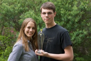 Leo and Laura with the Chester Award
